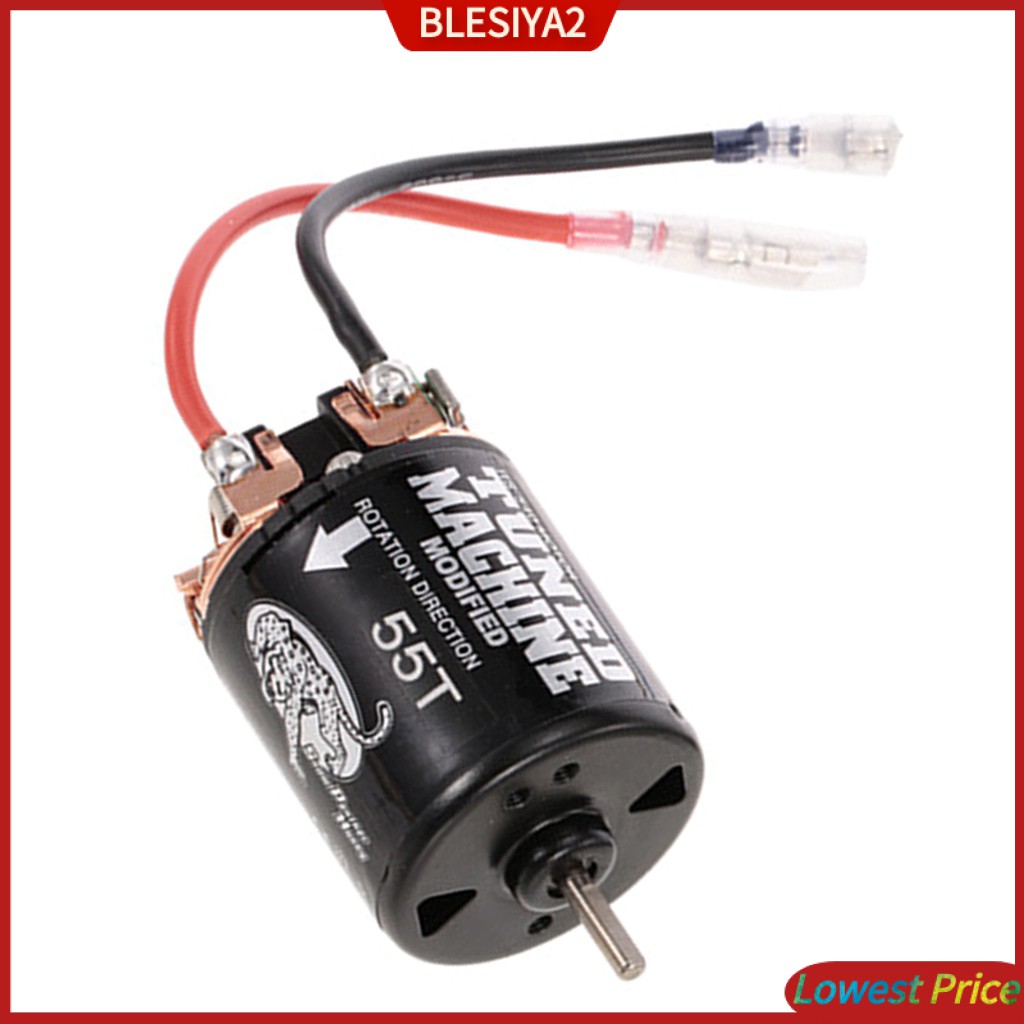 [BLESIYA2] RC 55T 540 Brushed 4 Poles Motor for Axial SCX10 RC4WD D90 TRX4 1/10 RC Car