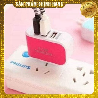 Củ sạc 3 cổng usb đa năng [ phukienthoitrang29 ]