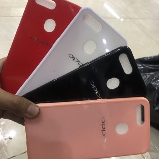 Ốp lưng Oppo F9 trơn màu viền dẻo