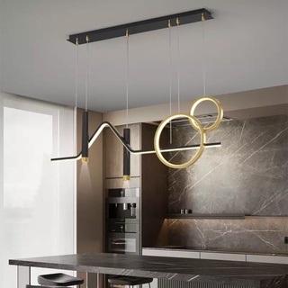 Đèn thả hiện đại decor bàn ăn đảo bếp phòng khách 3 chế độ ánh sáng