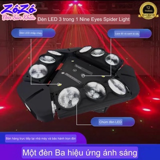 Đèn Moving 9 mắt to + laser+ chớp