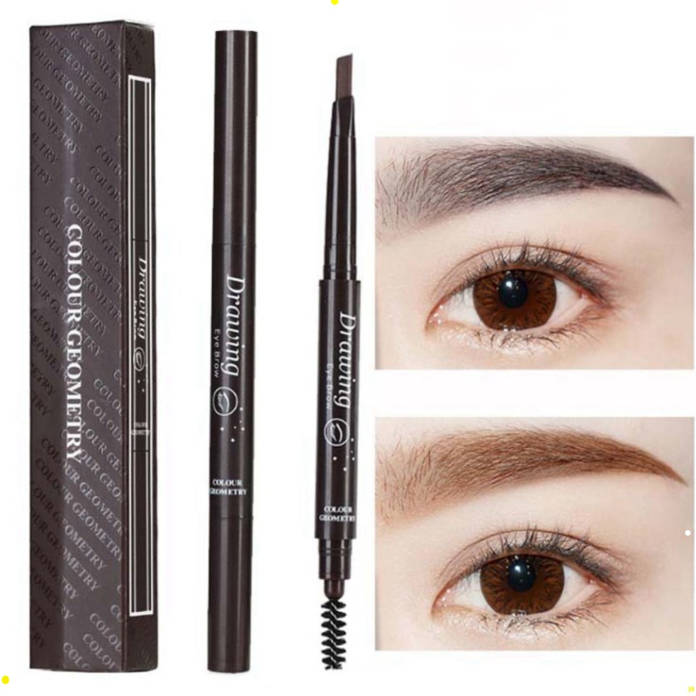 Chì Kẻ Mày Lameila Drawing Color Geometry, bút chì kẻ lông mày 2 đầu xé chống trôi không thấm nước Nội Địa Trung sda | BigBuy360 - bigbuy360.vn