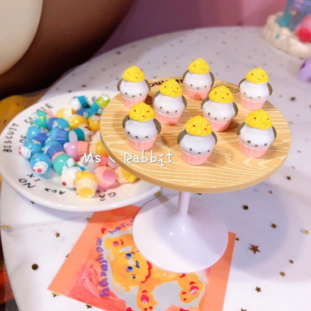 Charm Bánh cupcake siêu siêu xinh B56/ Nguyên liệu làm slime resin trang trí