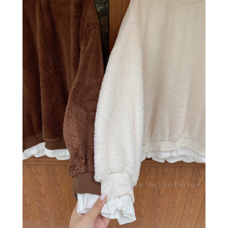 (ẢNH THẬT+LÔNG SIÊU MỊN) ÁO LÔNG HÀN QUỐC SIÊU MỀM MỊN