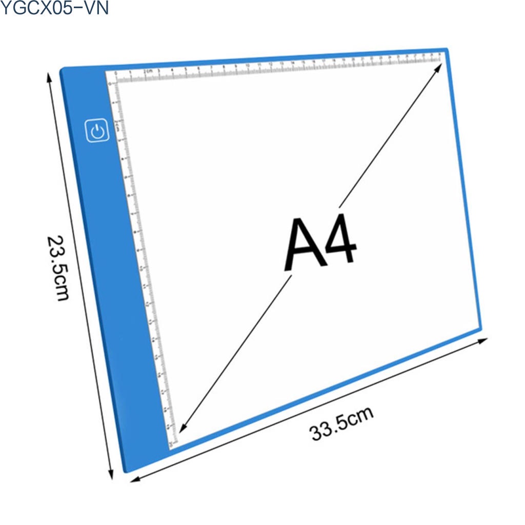 Bảng Vẽ Khổ A4 Siêu Mỏng Có Đèn Led 3 Mức Độ Tiện Dụng | BigBuy360 - bigbuy360.vn