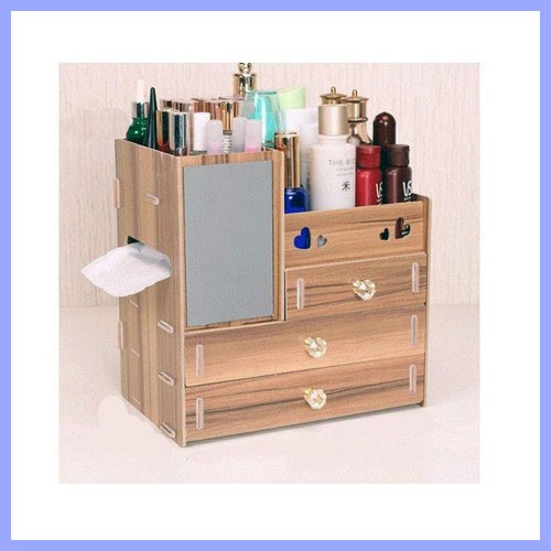 KỆ GỖ DỰNG ĐỒ TRANG ĐIỂM CÓ GƯƠNG - CHẤT LƯỢNG CAO CẤP - THIẾT KẾ THÔNG MINH ĐA NĂNG TIỆN LỢI, KỆ ĐA NĂNG- NT94