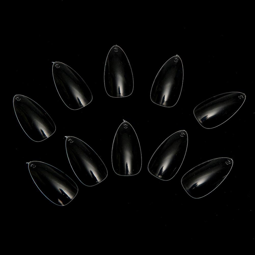 Bộ 500 móng tay giả đầu tròn dùng để làm móng chuyên dụng