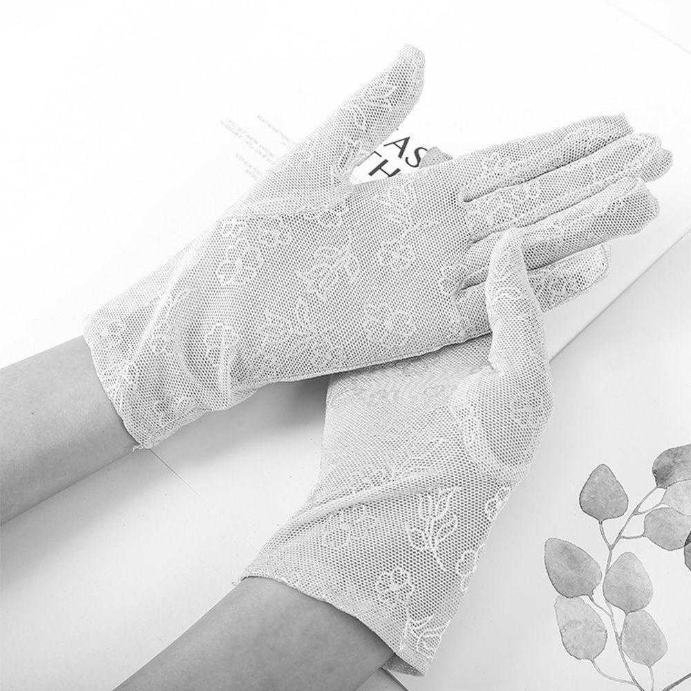 Găng Tay Lưới Chống Tia UV Chống Nắng Dành Cho Nữ Khi Lái Xe