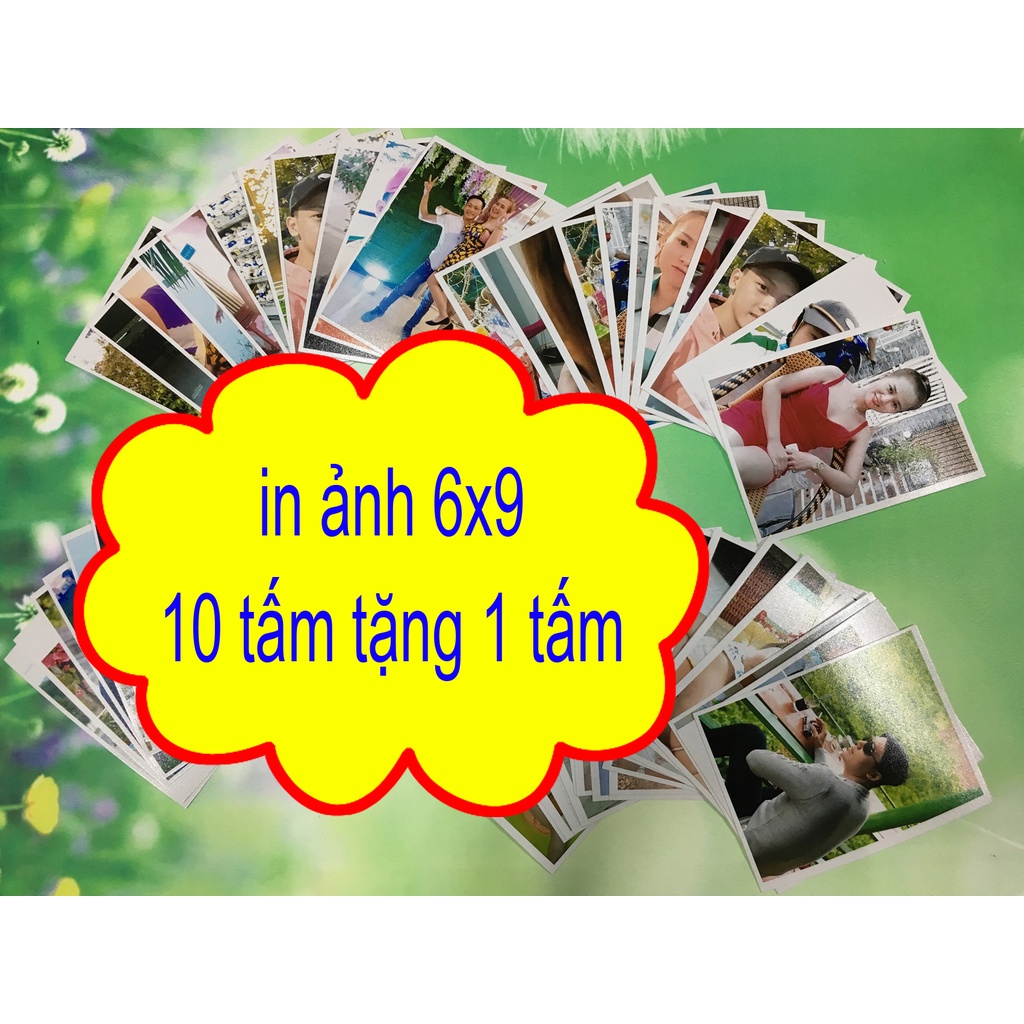 IN ẢNH 6X9 tặng album giá 1k (10 tấm tặng 1 tấm, mua từ 70 tấm tặng thêm  album đựng ảnh bỏ đủ số lượng ảnh đặt mua)