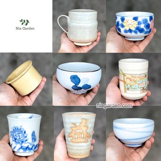 Chậu gốm nhật bản trồng sen đá - gsn