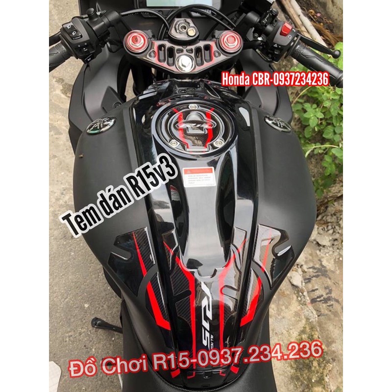 TEM DÁN YAMAHA R15 - R15v3 - trọn bộ full
