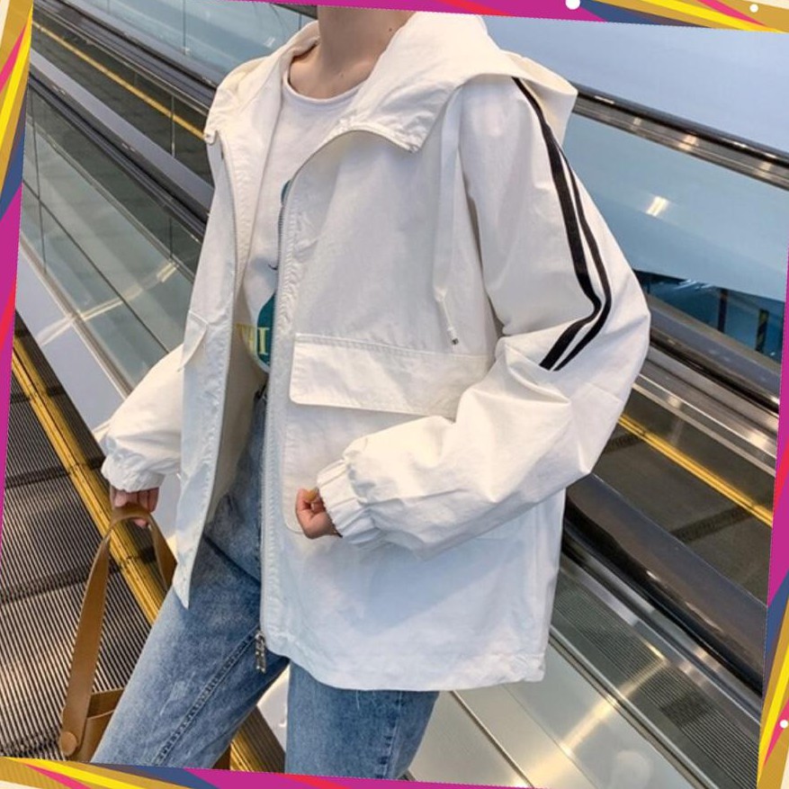 Áo khoác gió nữ 2 lớp dù M483