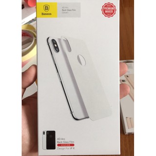 [ CHẤT LƯỢNG CAO] Kính Cường Lực BASEUS mặt sau IPHONE 8/Plus/X