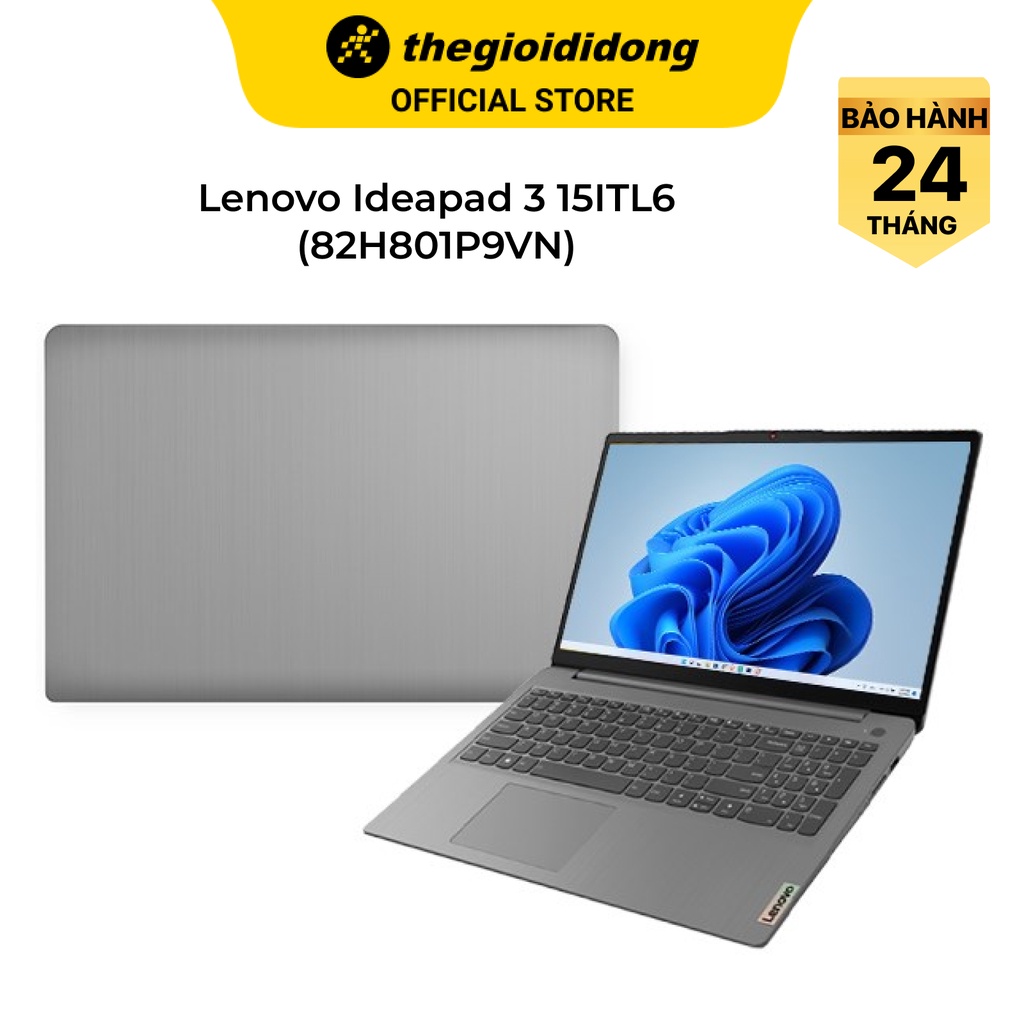 Laptop Lenovo Ideapad 3 15ITL6 i5 1135G7/8GB/512GB/15.6"F/Win11/(82H801P9VN)/Xám - Hàng chính hãng