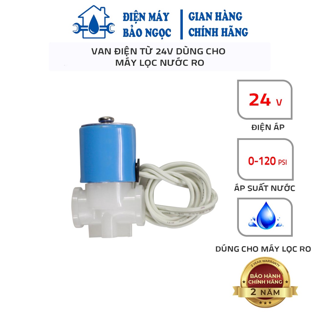 Van điện từ 24V dùng cho máy lọc nước Ro