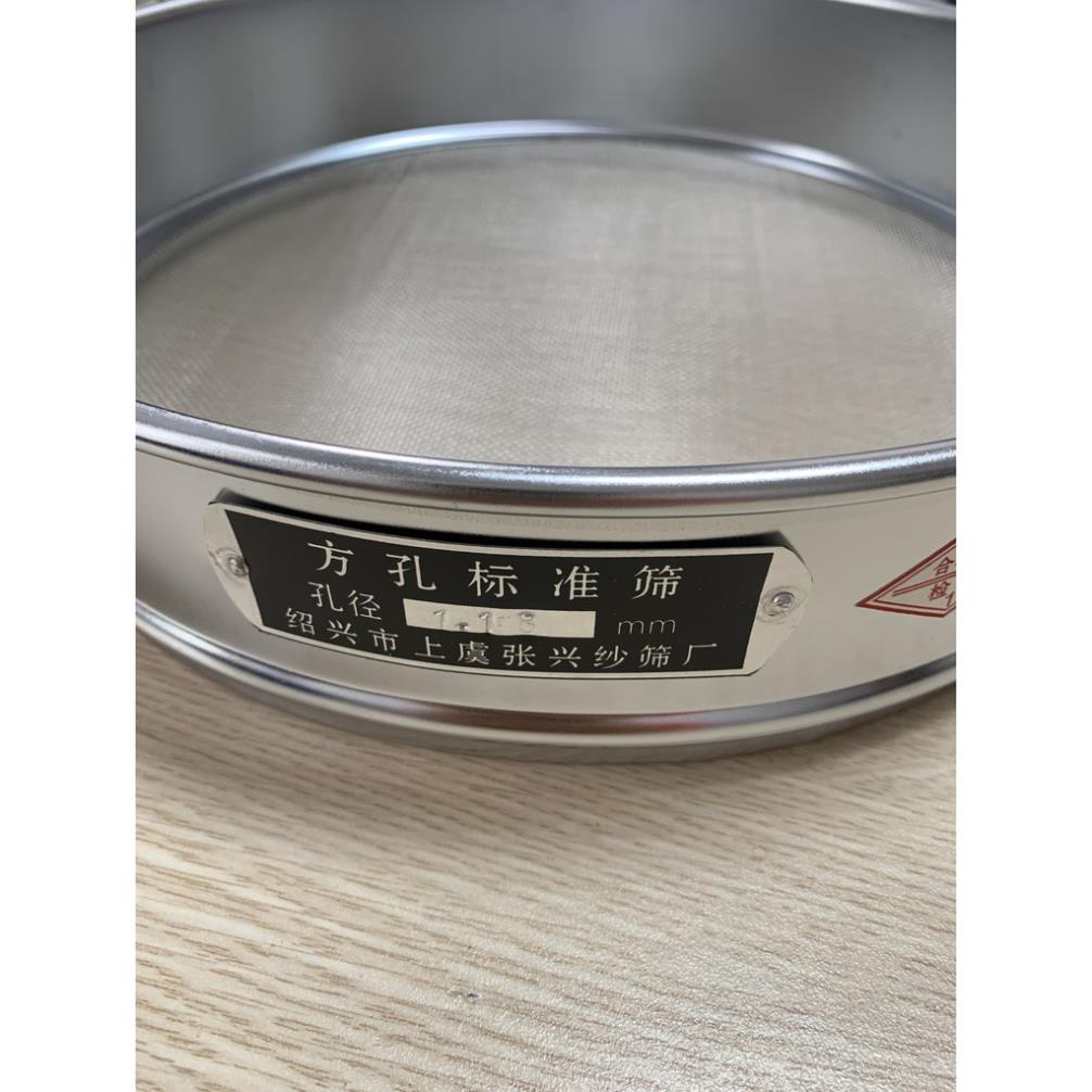 🌻⭐🌻⭐ Sàng rây tiêu chuẩn, đường kính 300mm, cỡ lỗ 1,18mm, chất lượng cao, bền đẹp 🌻⭐
