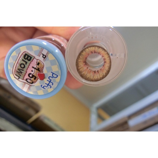 Lens 1,5 độ Puffy Brown