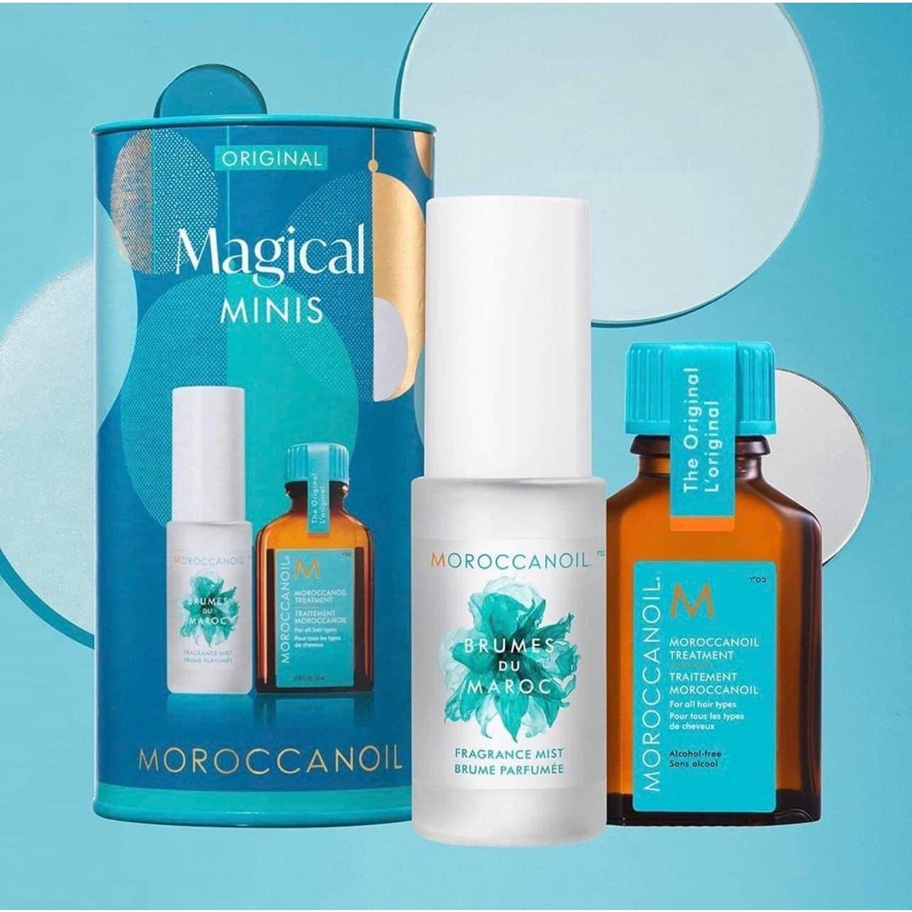 Tinh dầu dưỡng tóc Moroccanoil 25ML-100ML-125ML-200ML và xịt thơm tóc + body Moroccanoil Magical