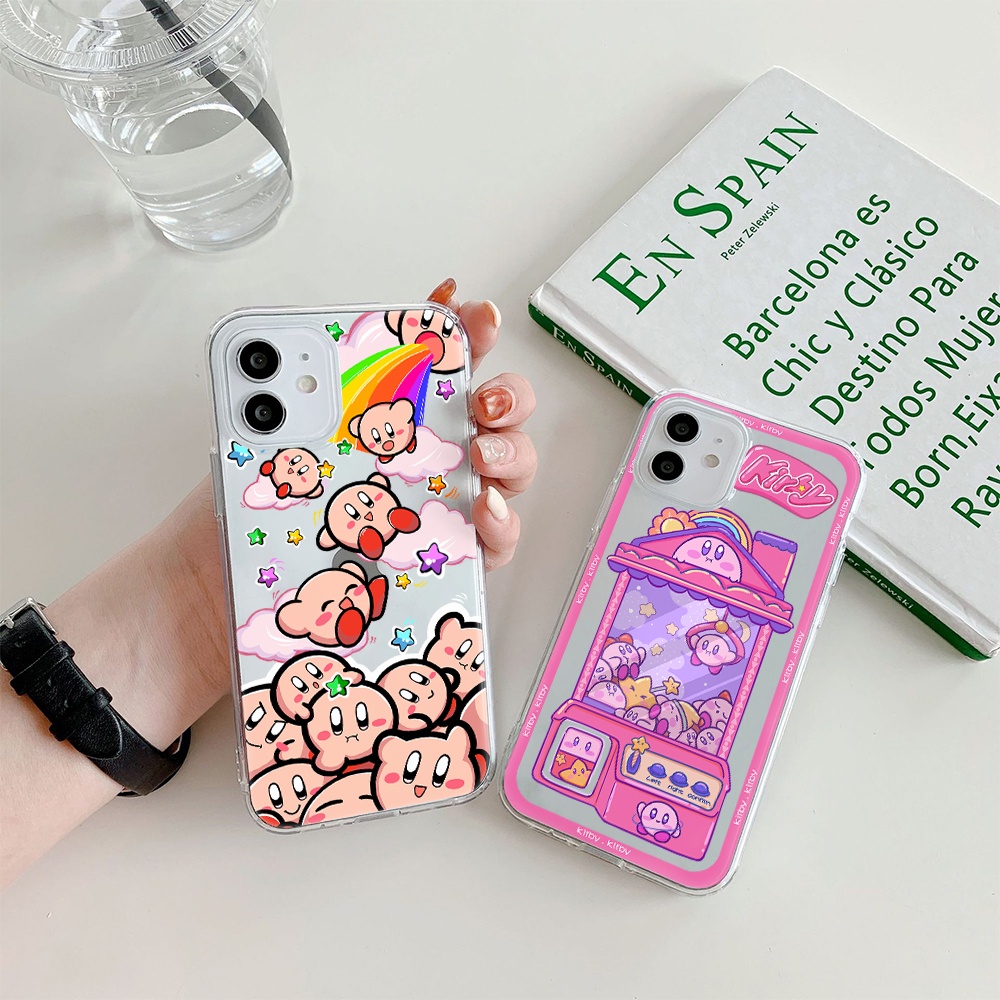 Ốp Điện Thoại Tpu Dẻo Họa Tiết Game of Kirby Cho iPhone 11 12 13 pro max XS X XR XSMax 7 8 6 6s plus 5 4 SE 2020