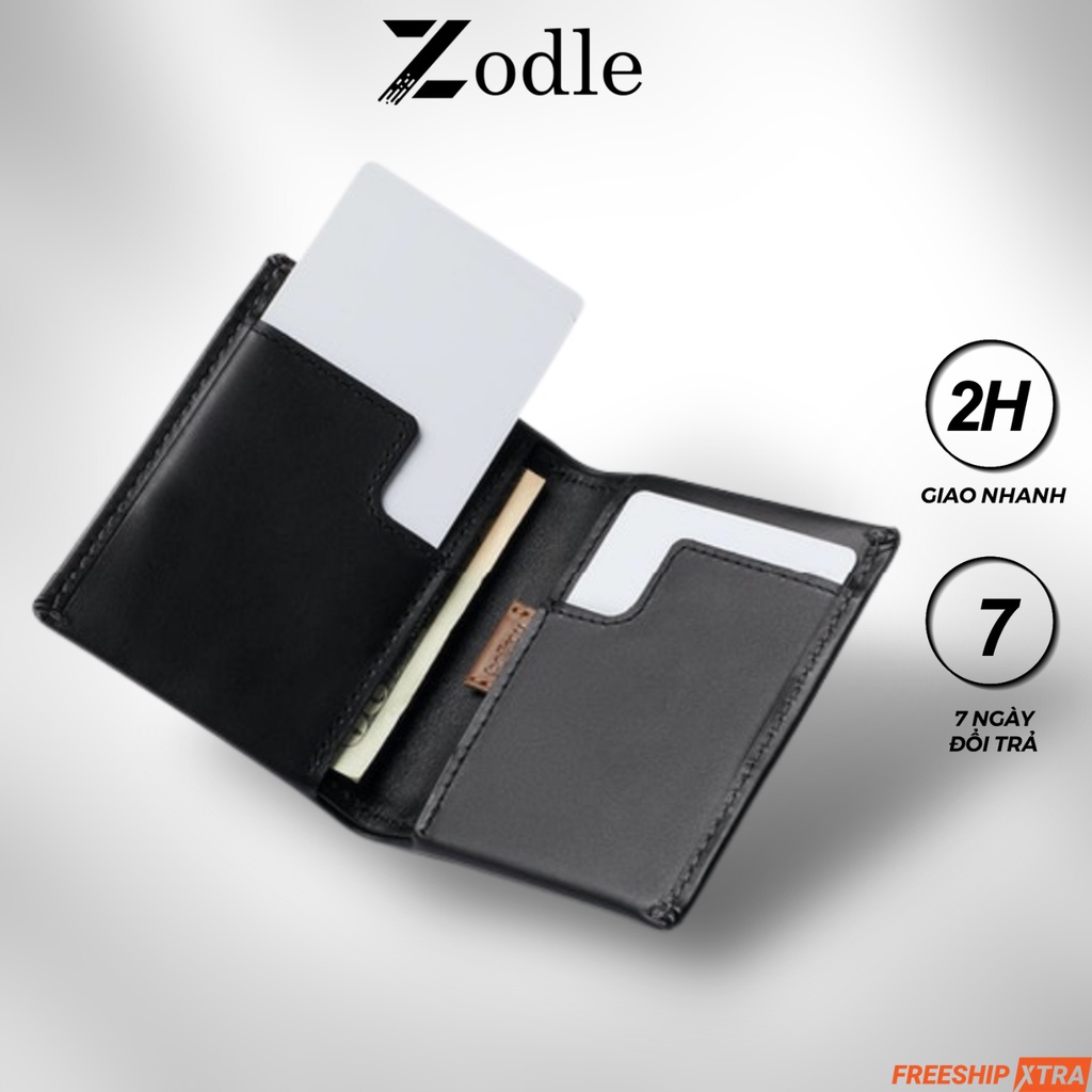 Ví mini da nhập khẩu kèm hộp quà kraft