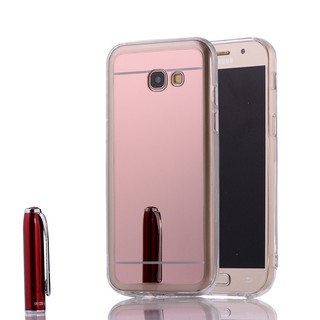 For [ Samsung A7 2017/A720 ] Mirror Soft TPU Silicone Back Phone Case