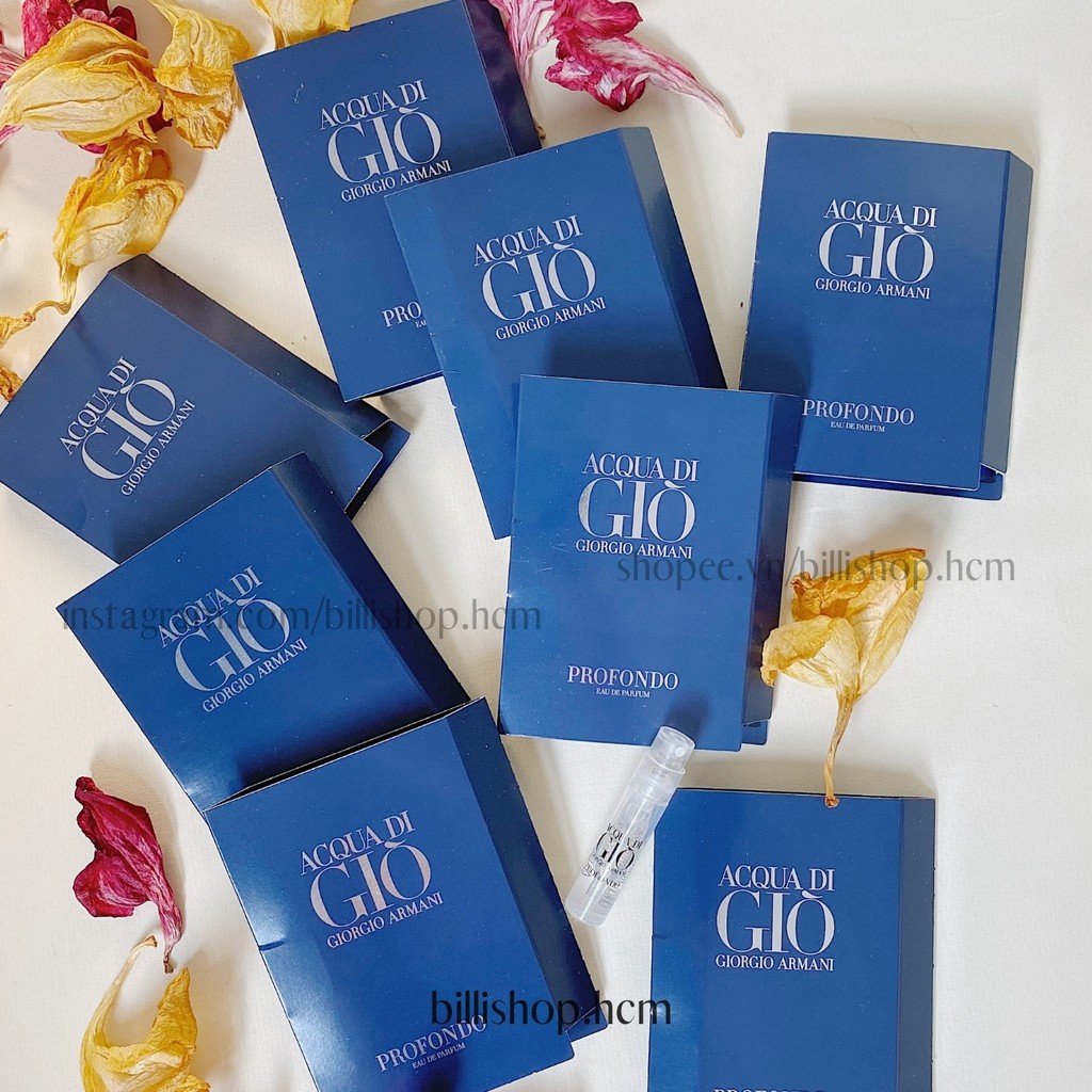 Vial/sample nước hoa Acqua di Giò Profondo 1,2ml | Thế Giới Skin Care