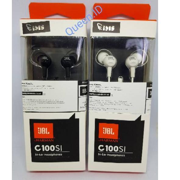 Tai Nghe Nhét Tai Jbl C100Si Chính Hãng / Jbl C100Si Có Micro Âm Thanh Stereo Sống Động