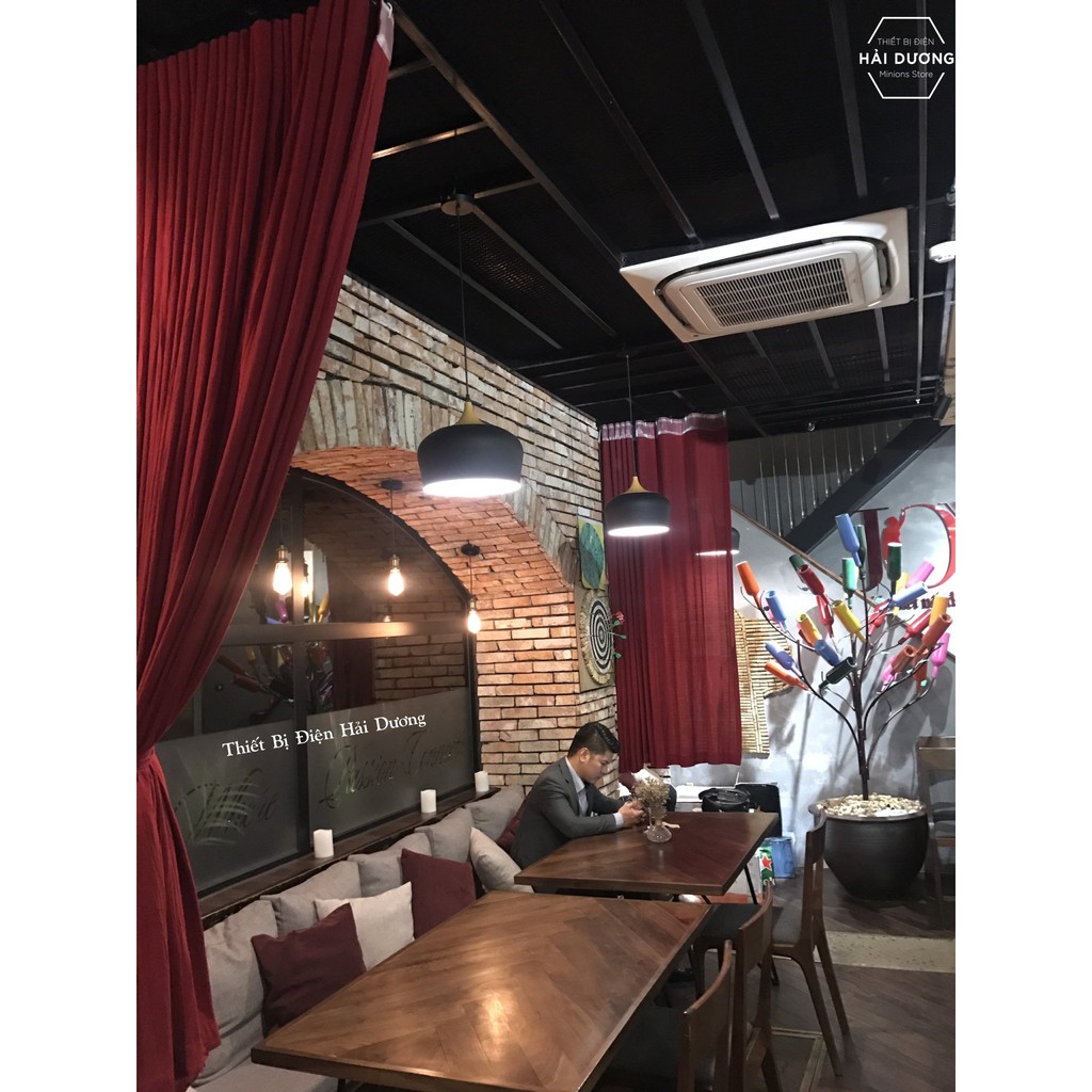 Combo 6 Đui đèn đồng thả trang trí MX23 không bóng ( Các Màu )