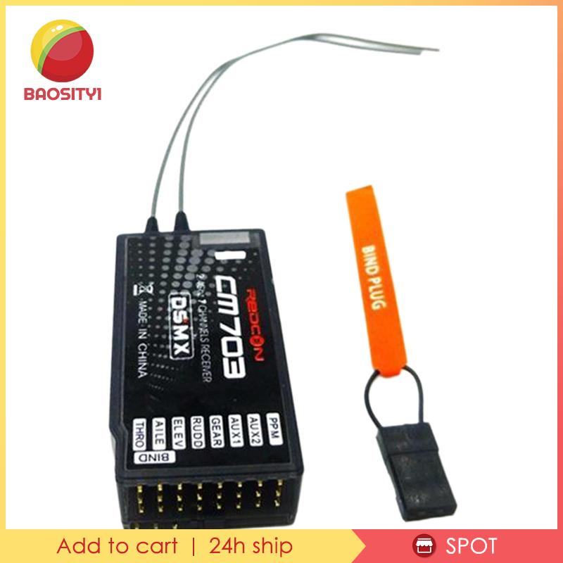 Thiết Bị Nhận Tín Hiệu 7CH DSM2 / DSMX Cho JR DSM-2 / DSM-X DX6I DX18 DX9 DEVO10