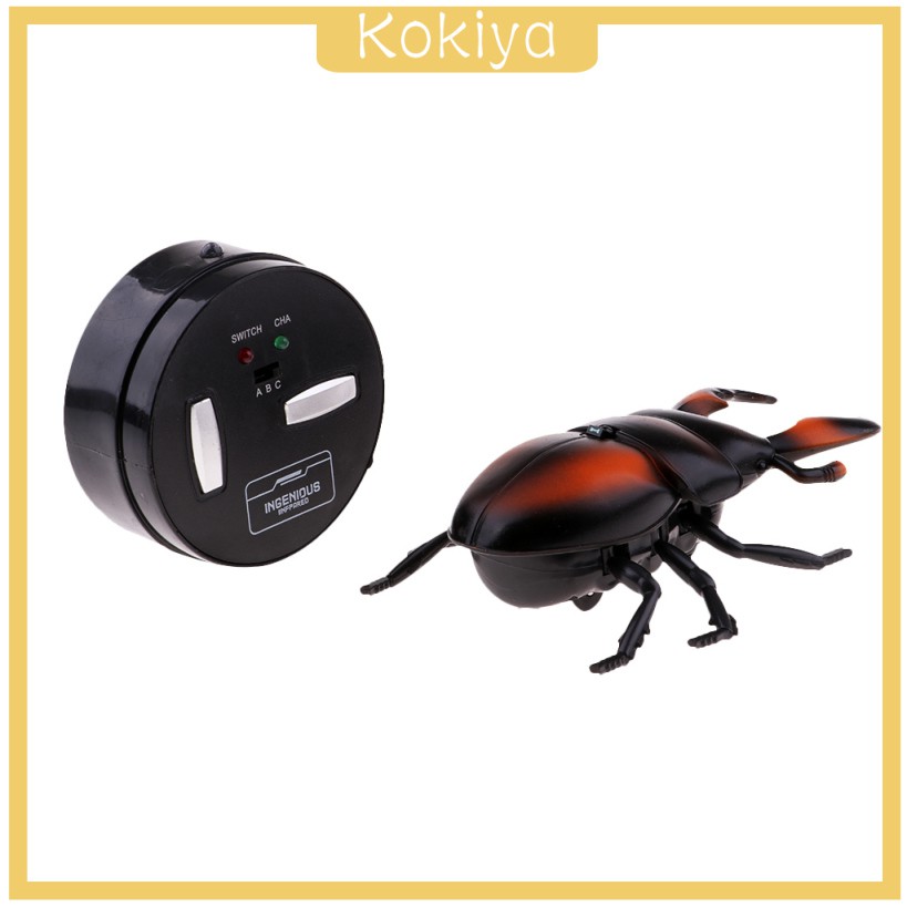 Trang trí tiệc Halloween Đồ chơi bọ cánh cứng RC đáng sợ cho trẻ em Trò vui nhộn