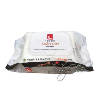 Combo 5 khăn giấy ướt 120m