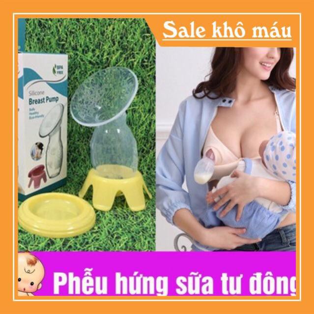 PHỄU / CỐC HỨNG SỮA - HÚT SỮA RẢNH TAY ( Kèm nắp và chân đứng ) -HCM