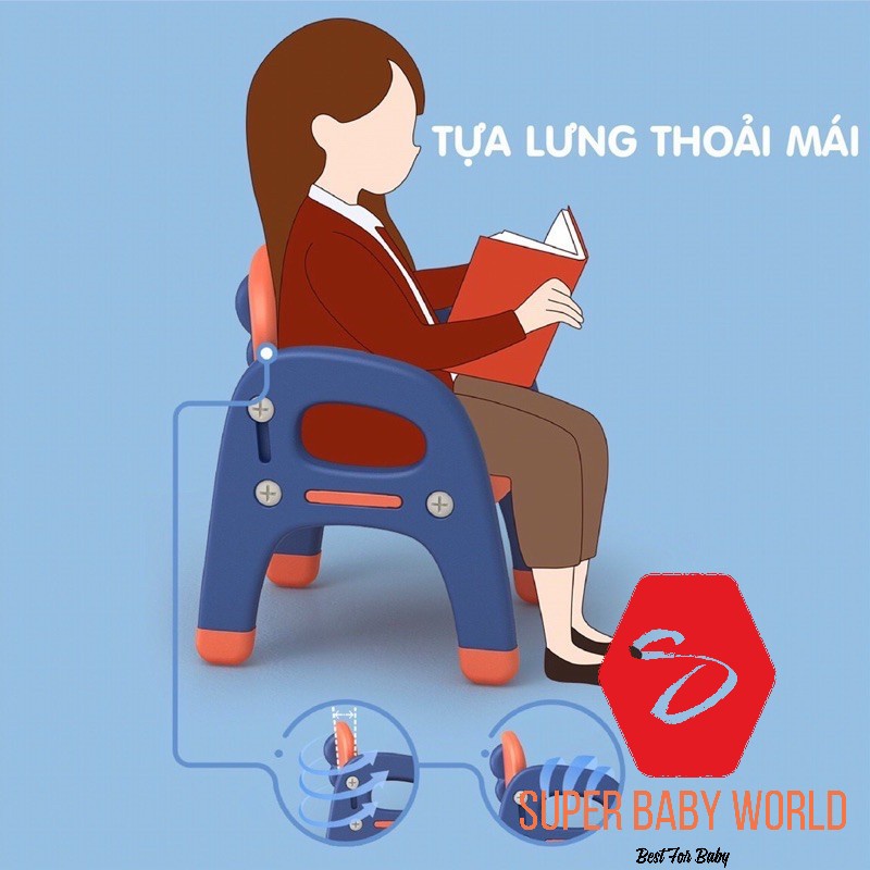 Bộ bàn ghế trẻ em đa năng Holla 2021