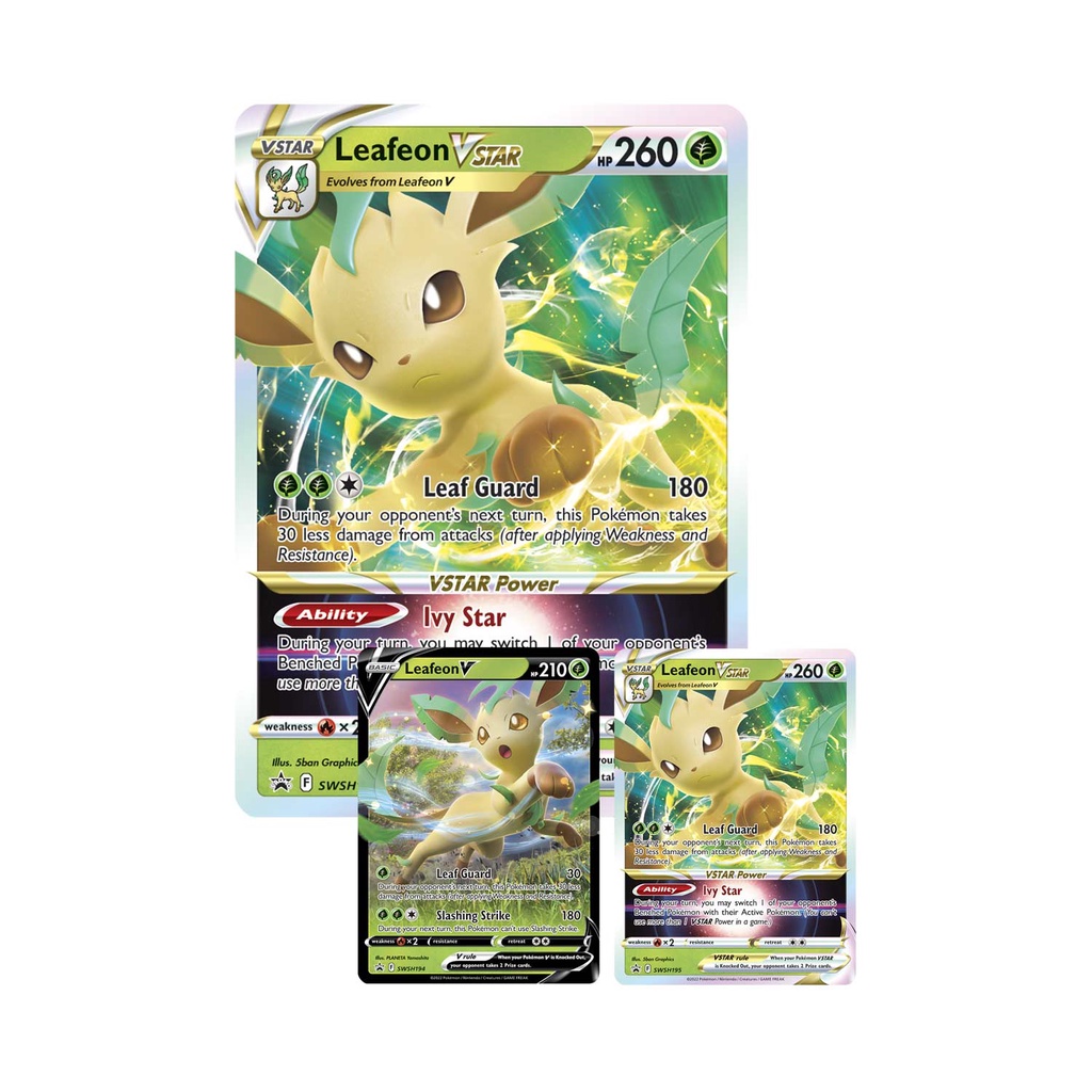Hộp bài Pokemon TCG Leafeon / Glaceon VSTAR V special collections evolving skies fusion strike tại Shop PokeCorner