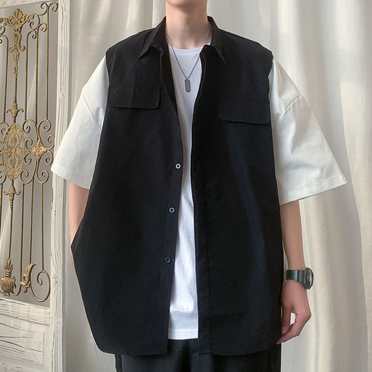 Áo sơ mi ngắn tay thời trang hàn quốc dành cho nam