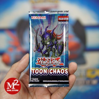 Túi thẻ bài Toon Chaos - Yugioh Booster Pack - Unlimited Edition tem bạc - Giao hình pack ngẫu nhiên