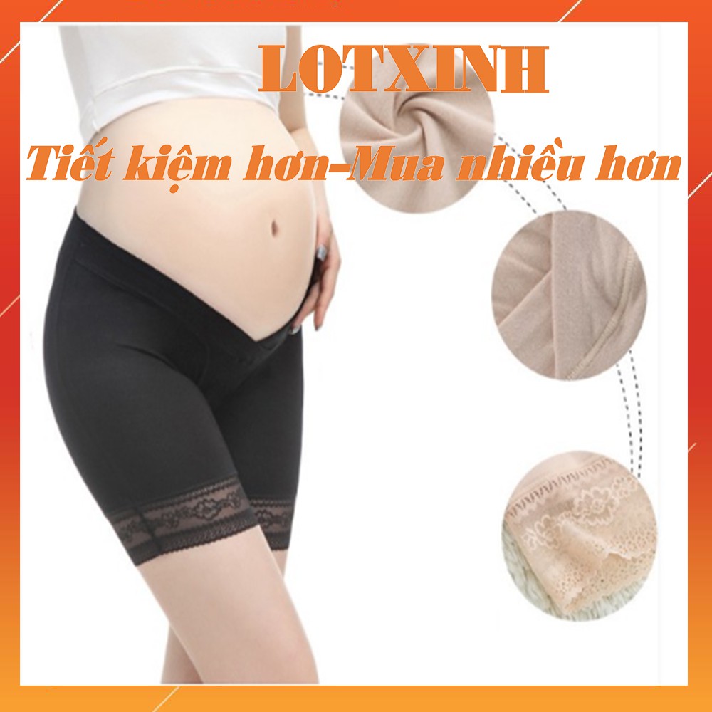 Quần Lót Bầu Quần Legging Lửng Mặc Trong Váy Mùa Hè Mỏng Nhẹ - Siêu Co Giãn QUANBAU02