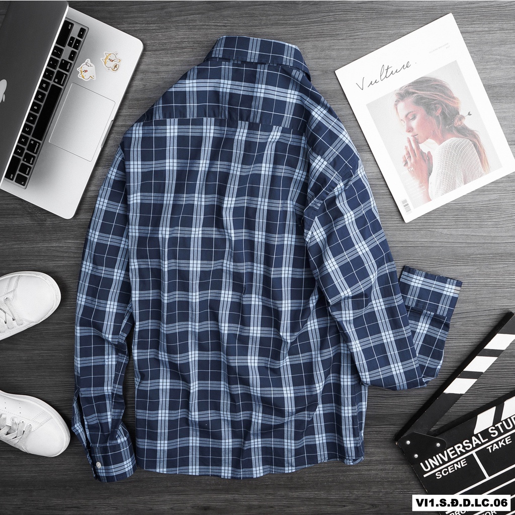 Aó sơ mi NAM kẻ Caro Lacoste (Form Slim,chất vải cotton dệt,thấm hút mồ hôi,thoáng mát,hàng VNXK) | BigBuy360 - bigbuy360.vn