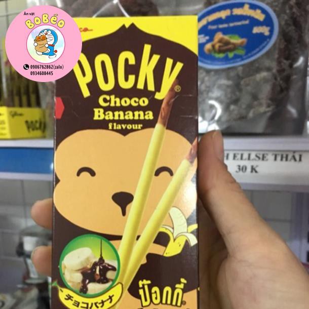 [ ĂN VẶT BO BO] Pocky chuối xoài thái lan