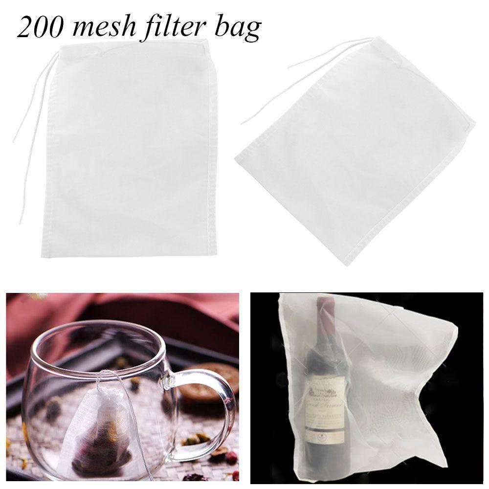 ♫Daphne♫ Túi Lưới Lọc Cà Phê / Sữa / Thực Phẩm Đa Năng Bằng Nylon 200Me