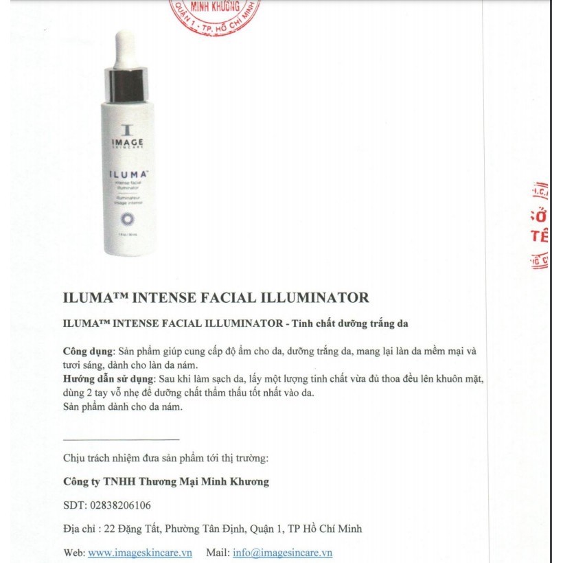 ✅[CHÍNH HÃNG - MẪU MỚI] (MINISIZE) ILUMA Intense Facial Illuminator – Serum Sáng Da, Hỗ Trợ Mờ Thâm Nám Cấp Tốc 7,4ml | BigBuy360 - bigbuy360.vn