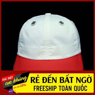 [ Cam Kết 1 Đổi 1 ] Full Team Mạc Nón Kết Sơn Nam Nữ, Nón Kết Sơn Dù Màu Trắng Vành Đỏ Chất Lụa Mỹ Bao Đẹp