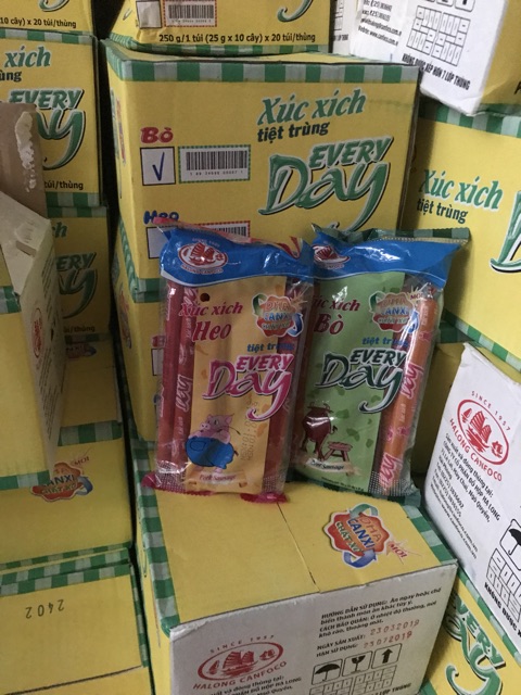 [Lẻ] Gói 10 Cây (25g/ cây) Xúc Xích Tiệt Trùng EVERYDAY Hạ Long | BigBuy360 - bigbuy360.vn