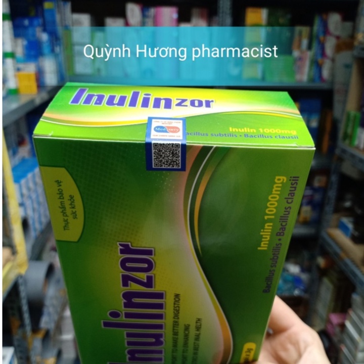 INULIN ZOR hộp 20 gói giúp cải thiện tình trạng táo bón ở người già và trẻ nhỏ