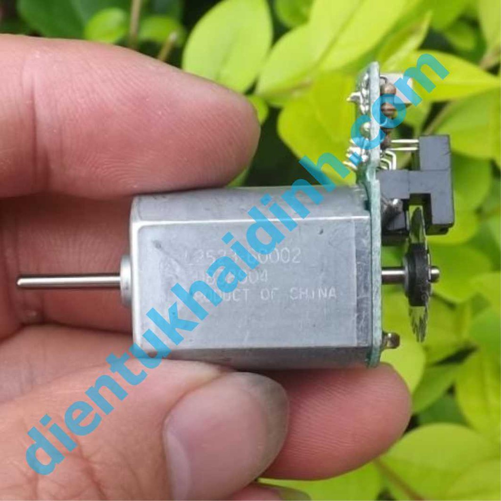 động cơ DC 130 6-12V 3800-7800V/P trục 2mm + bộ encoder 30 vạch, led thu, phát kde4385 | BigBuy360 - bigbuy360.vn