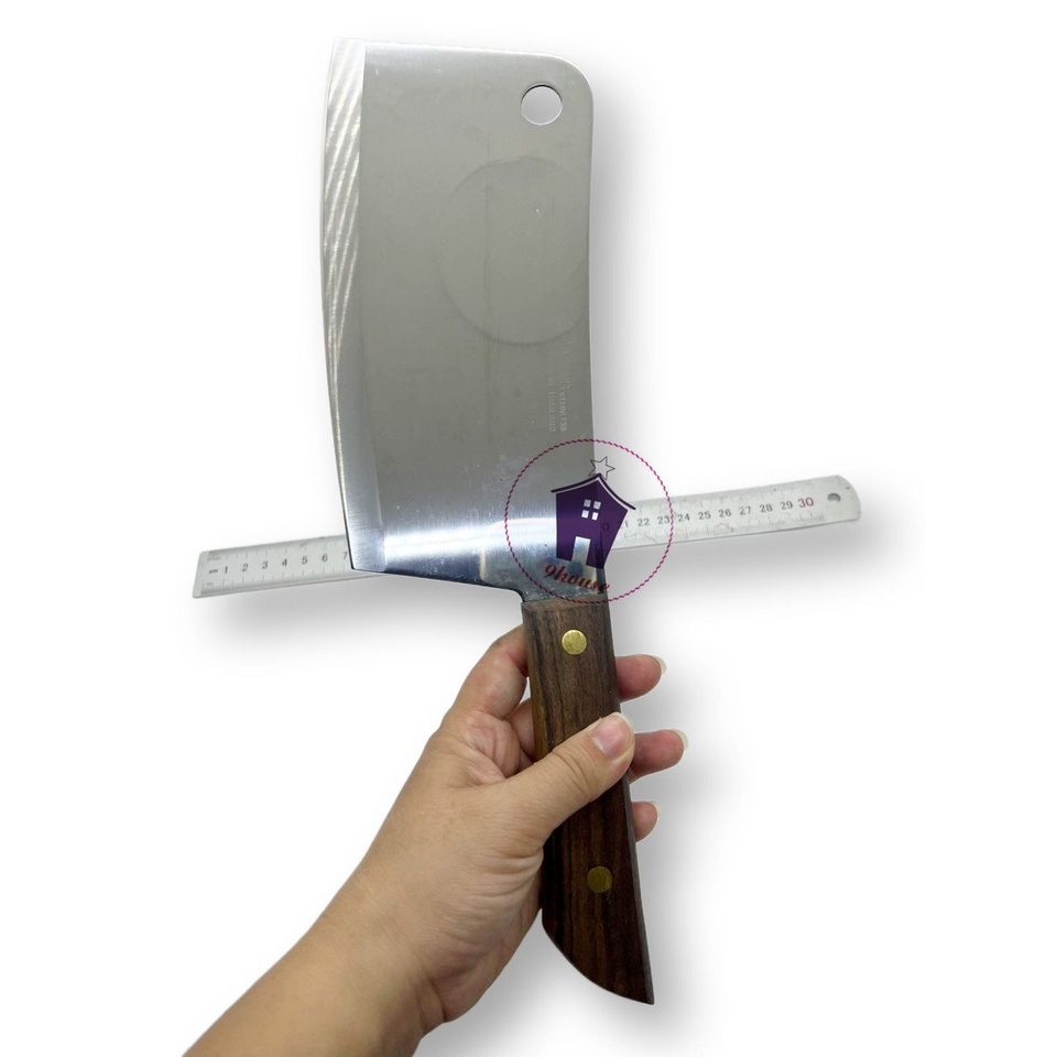 01 Dao Chặt Nhà Bếp VIKING 88 Cán Gỗ Thái Lan