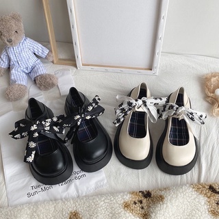 Giày oxford ulzzang buộc dây hoa cúc ulzzang