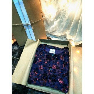 Đồ bộ quần áo có hoạ tiết nhung dành cho bà, mẹ, người trung niên, người cao tuổi