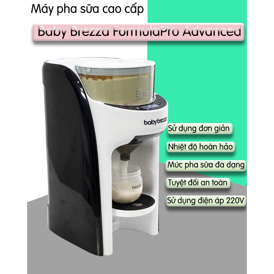 Máy Pha Sữa Tự Động Baby Brezza Dòng Pro Advanced Và Máy Pha Sữa Baby Brezza Mini Phiên Bản Mới Nhất 2023 Bảo Hành 1 Năm