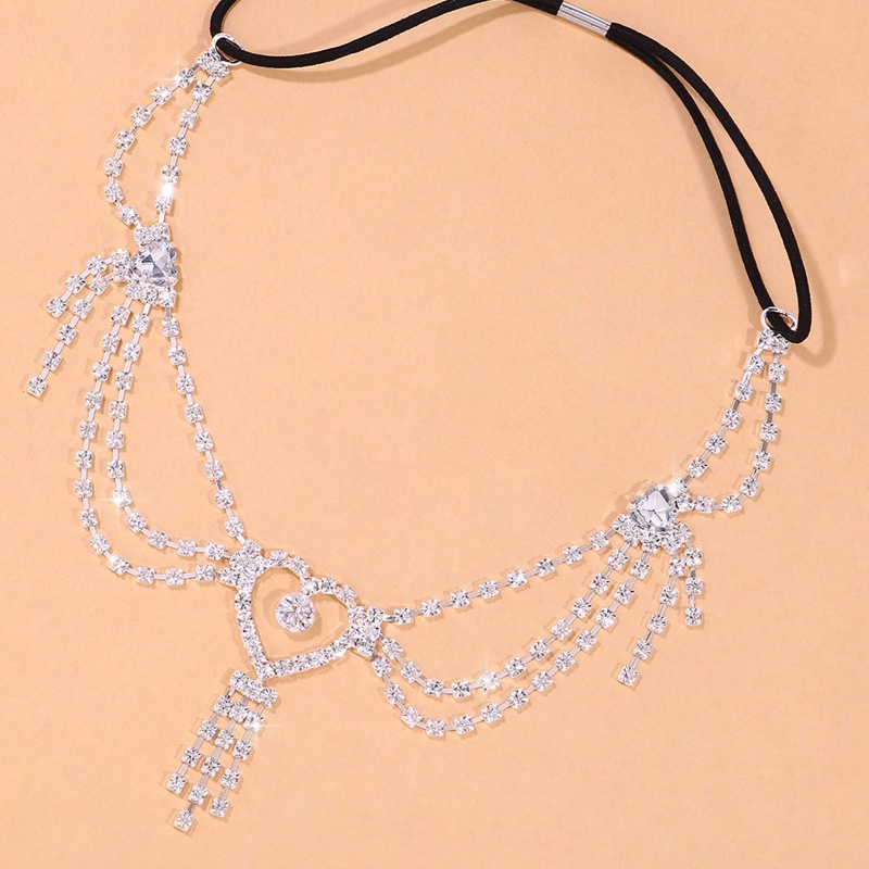 Youyo Chuỗi Dây Đeo Chân Đính Đá Phối Tua Rua Phong Cách Boho Goth Rock Club Cho Nữ